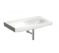 Geberit Xeno 2 lavabo, repisa izquierda, sin agujero para grifo, sin rebosadero, 90x48 cm blanco con KeraTect, 500536011, 500.536.01.1