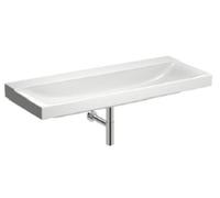 Geberit Xeno 2 lavabo sin agujero para grifo, sin rebosadero, 120x48 cm blanco con KeraTect, 500552011, 500.552.01.1