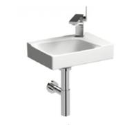 Geberit Xeno 2 lavamanos con grifería a la derecha, sin rebosadero, 40x28 cm blanco con KeraTect, 500529011, 500529011 - CM