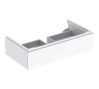 Geberit Xeno 2 Encimera 500.508., 880x220x462mm, 1 cajón, color: Laca blanca de alto brillo