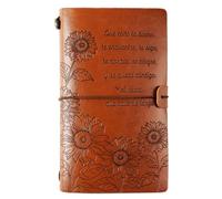 GEBETTER Regalo Inspirador para Mujeres Cuaderno de Viaje Cuero Regalo en Español para Cumpleaños Graduación Año Nuevo Navidad Diario a6