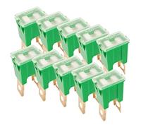 Gebildet 10 Piezas Fusibles para Automóviles Cuadrados de 40A, Perfil Alto y Estándar, con Forma de Caja, para SUV, Automóviles, Camiones y Barcos (Tipo de inserción Exterior)