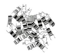 Gebildet 100piezas 5 * 20mm Portafusibles de Estaño Chapado en Latón Portafusibles Clip 5x20mm Tubo de Cerámica de Vidrio Fusible Rápido