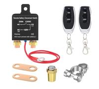 Gebildet 12V,250A Interruptor de Desconexión de Batería Remota de, Evita el Drenaje de la Batería,Desconecte el Interruptor de Muerte Negativo del Automóvil Antirrobo,el Interruptor Remoto la Batería