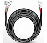 Gebildet 16AWG Kit Cables Extensión Arnés Cableado de 3Metros 12-24V/15A para Barra Luz de Trabajo LED Pods LED Luces Todoterreno Luz Antiniebla de Conducción Iluminación de Barcos