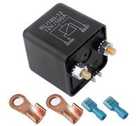 Gebildet 1Pieza RL/180-12 Trabajo Pesado 12VDC 100A Relés para Coche Barco Camión Motor Automoción de Arranque, 4Pin SPST con 2Huella + 2Borne de Contacto