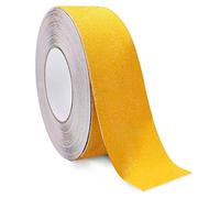 Gebildet 20m×5cm Cinta Adhesiva Antideslizante, Cinta Antideslizante que Mejora el Agarre, Pegatina de Seguridad Adhesiva Fuerte, Amarillo