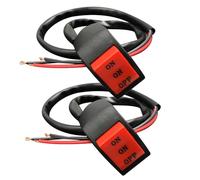 Gebildet 2interruptores de Encendido, Interruptor foco de luz Antiniebla, Universal de 0.866 in-7/8 Pulgadas, Interruptor de luz Antiniebla de conducción, 3Cables, interruptor de Montaje en Manillar