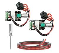 Gebildet 2pcs 6V-28V 3A 80W DC Controlador de Velocidad del Motor,PWM de Control del Motor de Velocidad,Ajustable Reversible Regulador Interruptor,1203BB DC Conductor del Motor de Marcha Atrás