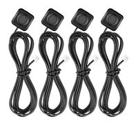 Gebildet 4pcs Interruptor Pulsador Momentáneo con Conector PH2.0mm de 3pines,Botones Bocina ON/Off,Mini Interruptores Montaje en Superficie de 0.5A para Control Industrial,Experimentos Electrónicos