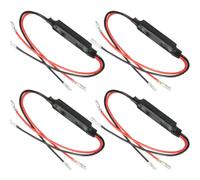 Gebildet 4PCS Resistencia de Motocicleta 12V Resistencia de indicador de señal de Giro de Motocicleta 10W10Ω Adaptador Flash Fix Error LED para Motocicleta Motocicleta (Y-066)
