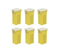 Gebildet 6 Piezas 12 V-24 V automotriz de Perfil Alto Jcase en Forma de Caja de fusibles Surtidos para Camiones, Coches y SUV, Barco (60 A)