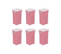 Gebildet 6 Piezas 12 V-24 V automotriz Perfil Alto Jcase Caja en Forma de Fusible Surtido para Camiones, Coches y SUV, Barco (30 A)