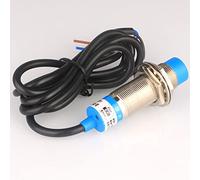 Gebildet 8mm Sensor de Proximidad Inductivo Distancia de Detección Sensor de Aproximación Cilindro Interruptor de Proximidad PNP NO (Normalmente Abierto) CC 6-36V 300 mA 3Cables (Diámetro 18mm)