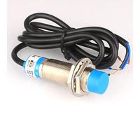 Gebildet 8mm Sensor de Proximidad Inductivo Distancia de Detección Sensor de Aproximación Cilindro Interruptor de Proximidad PNP NC (Normalmente Cerrado) CC 6-36V 300 mA 3Cables (Diámetro 18mm)