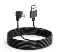 Gebildet Cable para Cámara de Salpicadero Micro Dash CAM,Adaptador Micro en ángulo L de 3.5m,Cable de Alimentación para Cámara de Salpicadero,Carga Cable para Conducción Grabadora,Coche DVR