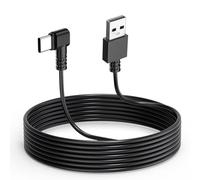 Gebildet Cable para Cámara de Tablero para USB C Dash CAM, 3.5m L-Ángulo Tipo-C Adaptador para Cámara de Tablero Cable de Alimentación, Dash CAM Carga Cable para Grabadora de Conducción, Coche DVR