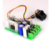 Gebildet DC Motor Controller Assembly 12V 24V 36V 48V/20A Módulo de Accionamiento de Alta Potencia Velocidad Ajustable PWM Controlador de Gobernador Regulador LED Ultra Pequeño