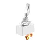 Gebildet Interruptor de Palanca de Alta Corriente SPST Automotriz, ON-Off Interruptor de Palanca de 2 Posiciones 2 Vías, 30Amp~50 Amp/12V, 15Amp~25 Amp/24VDC Heavy Duty