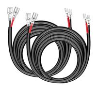Gebildet Kit de 2 Cables de Extensión de 16AWG y 3 Metros, 12-24V/15A, para Barra de Luces LED de Trabajo, Luces LED Todoterreno, Luces Antiniebla de Conducción, Iluminación de Embarcaciones