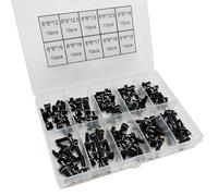 Gebildet Kit Surtido de 100 Interruptores Pulsadores Táctiles Micro Momentáneos de 6 x 6mm, 4 Pines, 10 Valores