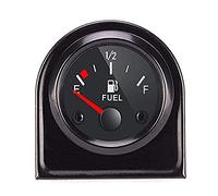 Gebildet Medidor de Nivel de Combustible,Indicador de Nivel de Combustible de 2 "52mm E-1/2-F Medidor de Tanque de Combustible Universal con Retroiluminación LED para Automóvil RV Yate Motocicleta