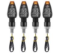 Gebildet - Señal de Giro LED Universal para Motocicleta, 12V, Luces de Circulación Diurna, Ámbar