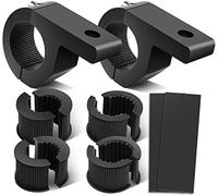 Gebildet Soportes de Montaje para Barra de Luz LED, Abrazadera de Tubo de Barra Horizontal para Barra de Toro de 0.75"/1"/1.25" (19-30 mm), Portaequipajes de Techo para ATV UTV Truck, Paquete de 2