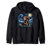 Gebirgsschweisshund Noche Estrellada Sudadera con Capucha
