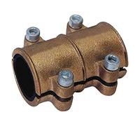 Gebo 16047 6 Abrazaderas para tubería de cobre, 18 mm, latón