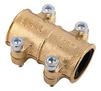 Gebo 16048 3 - Abrazadera para tubo de cobre (22 mm, latón)