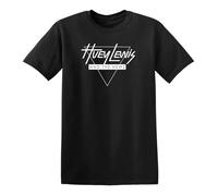 geboan HUEY Lewis and The News T-Shirt Tour Vintage 80s Black