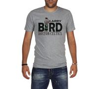 geboan Mens Basketball T Shirt Jersey Larry Bird The Legend Round Neck Short Sleeves Tops Clothing
