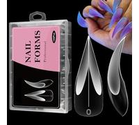 Gebogene Nagelformen | Nagelformen Für Skulpturales Gel, Modellierungsvorlagen Für Fingernagelverlängerungen Für Geschäftsreisen, Schule, Formanleitung, Nagelverlängerung, Design Von Nagelfor