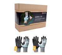 Gebol GO Juego de 6 pares de guantes de trabajo para verano, talla L (talla 9), innovación contra el sudor de las manos, guantes todoterreno con efecto refrescante, para hombre