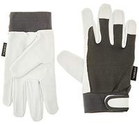 GEBOL Guantes de Trabajo Cómodos, Ajuste universal, Gris, Tamaño 11 (XXL)