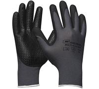 Gebol Guantes de trabajo MULTI FLEX ECO | Tamaño 8 (M) | poliéster, revestimiento de nitrilo con puntos | 1 par