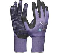 Gebol Multi Flex Lady | Guantes de trabajo con revestimiento de nitrilo y puntos | Guantes de nitrilo dermatológicamente probados | Guantes de jardinería con agarre para mujer | Talla M (Gr 8) |