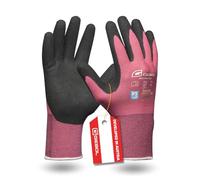 Gebol Guantes de trabajo para mujer, talla L S (Gr 7), color rosa, L Master Flex Lady L, 1 par