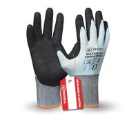 Gebol Master Flex Cool&Touch | Talla M (Gr 8) | Guantes de trabajo refrigerantes contra el sudor | aptos para pantalla táctil | Guantes protectores transpirables | cómodos de llevar | para mujer |