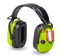 Gebol Protección auditiva profesional Bluetooth | cómodo llamadas y escuchar música | micrófono con reducción de ruido | para hombre y mujer | tamaño universal | verde neón | 1 unidad