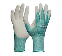 Gebol Upcycled Strong | Guantes de trabajo sostenibles de plástico reciclado | Gran sensación al tacto | con revestimiento de caucho natural | Para mujer | Talla XXS (Gr 5) | Verde claro | 1 par