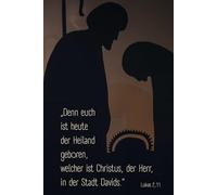 Geboren in der Krippe - Christliches Notizbuch zur Weihnachtszeit mit Bibelvers Lukas 2,11: Liniertes Weihnachts-Notizbuch mit 120 Seiten, Tagebuch ... Männer | Für Gebet, Andacht & Gedanken