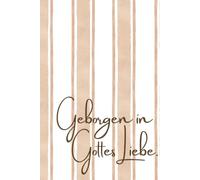 Geborgen in Gottes Liebe: Christliches Notizbuch | 120 linierte Seiten | Journal für Gebete, Bibelverse, Andachten und persönliche Gedanken | Modernes Design | Mattes Cover
