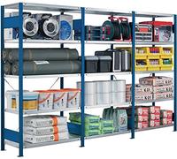 GEBR. Schulte GmbH & Co. KG - Estantería H2500 X B750 X t400 mm Razón estante 6stahlböd. Trgf. Spezial 250 kg. /azul Schulte