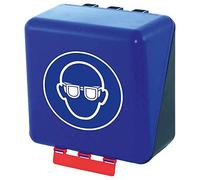 Gebra Aufb.Box SECU Midi Standard - Caja para protección ocular, color azul