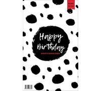 Geburtstagskalender immerwährend | Jahresunabhängiger Kalender für Geburtstage in schwarz/weiß | Geburtstagsübersicht zum Aufhängen mit Spiralbindung für die Familie und fürs Büro