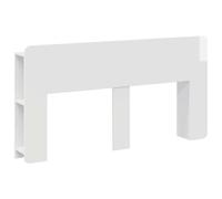 Gecheer Cabecero de Cama Moderno con Armario, Madera de Ingeniería, 154 x 18,5 x 80 cm - Estantes y Almacenamiento Espacioso LYKGMZJ-8001214ES