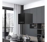 Gecheer Campana Extractora de Isla Silenciosa con Filtro de Grasa de 3 Capas y LED - para Cocina Moderna Modelo YJXLRZJ-51021ES