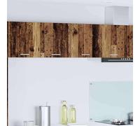 Gecheer Gabinete de Pared para Cocina Moderna, Almacenamiento Funcional con 2 estantes, Madera contrachapada Duradera, diseño Rectangular ahorrador de Espacio, Solo Uso Interior Modelo YHSQY-884184ES